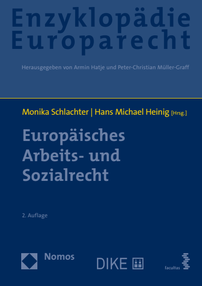 Cover des Buchs: Europäisches Arbeits- und Sozialrecht
