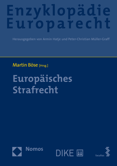 Cover des Buchs: Europäisches Strafrecht