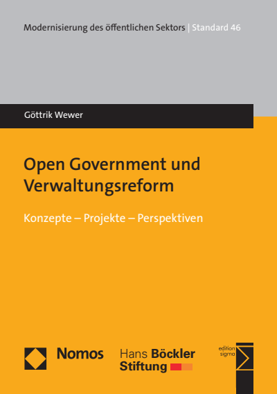 Cover of book: Open Government und Verwaltungsreform