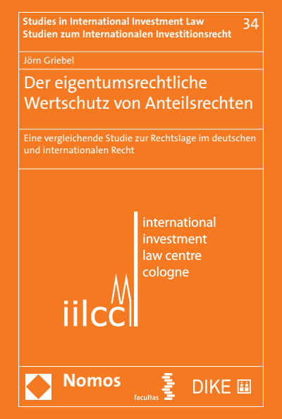 Cover des Buchs: Der eigentumsrechtliche Wertschutz von Anteilsrechten