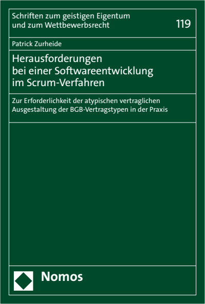 Cover des Buchs: Herausforderungen bei einer Softwareentwicklung im Scrum-Verfahren