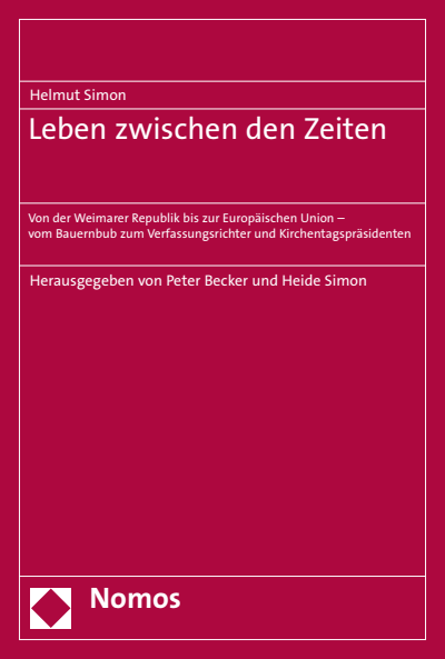 Cover of book: Leben zwischen den Zeiten