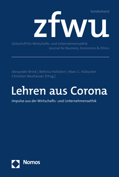 Cover of book: Lehren aus Corona