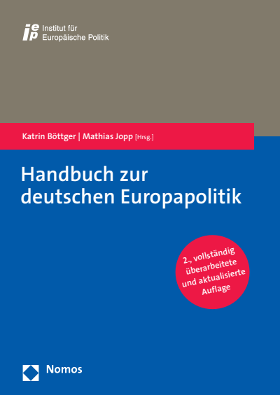 Cover des Buchs: Handbuch zur deutschen Europapolitik