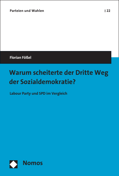 Cover des Buchs: Warum scheiterte der Dritte Weg der Sozialdemokratie?
