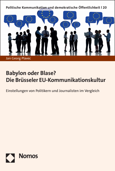 Cover des Buchs: Babylon oder Blase? Die Brüsseler EU-Kommunikationskultur