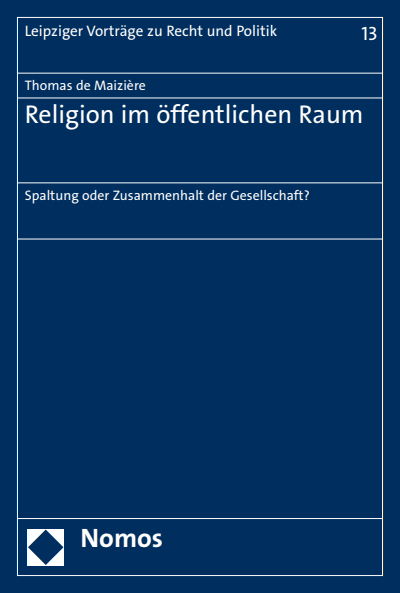 Cover of book: Religion im öffentlichen Raum