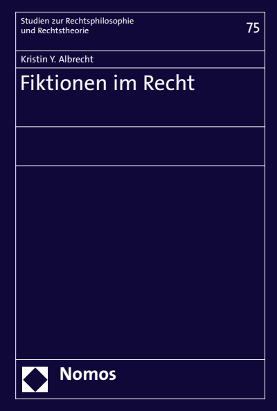 Cover des Buchs: Fiktionen im Recht