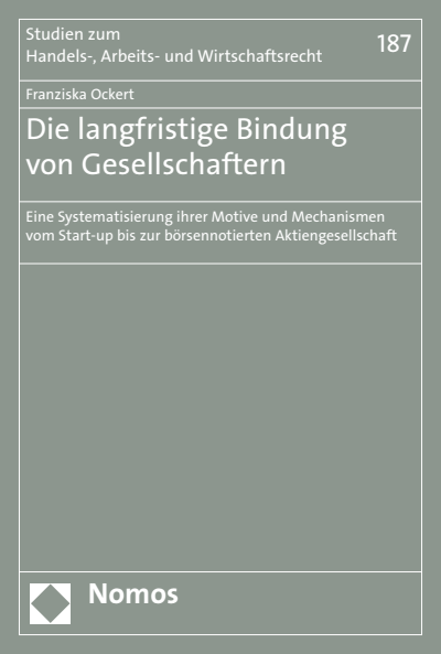 Cover des Buchs: Die langfristige Bindung von Gesellschaftern