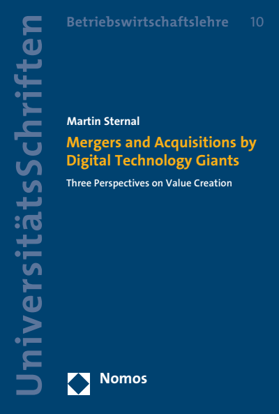 Cover des Buchs: Mergers and Acquisitions by Digital Technology Giants