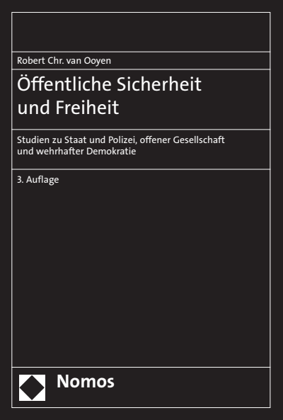 Cover des Buchs: Öffentliche Sicherheit und Freiheit