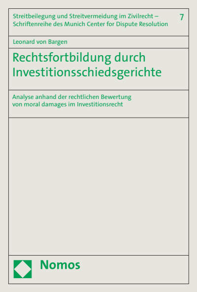 Cover des Buchs: Rechtsfortbildung durch Investitionsschiedsgerichte