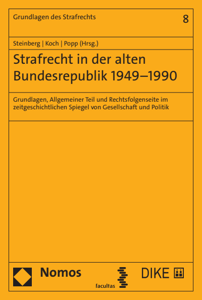 Cover of book: Strafrecht in der alten Bundesrepublik 1949–1990