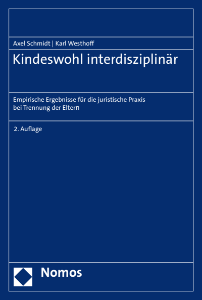 Cover des Buchs: Kindeswohl interdisziplinär