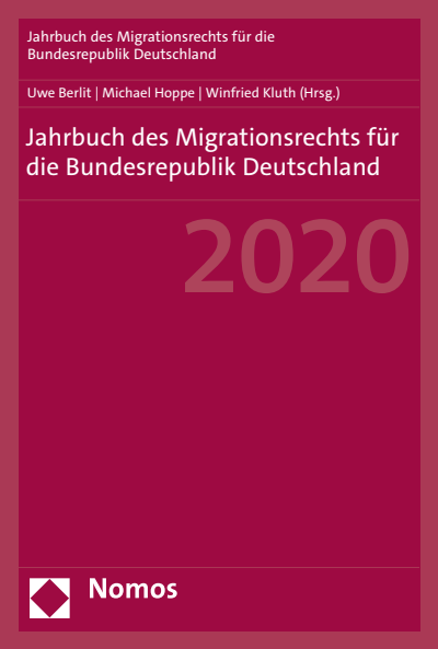 Cover des Buchs: Jahrbuch des Migrationsrechts für die Bundesrepublik Deutschland 2020