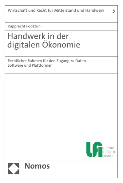 Cover of book: Handwerk in der digitalen Ökonomie