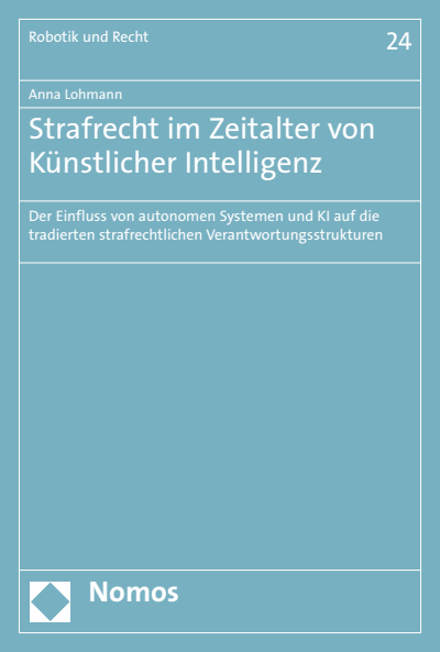 Cover of book: Strafrecht im Zeitalter von Künstlicher Intelligenz