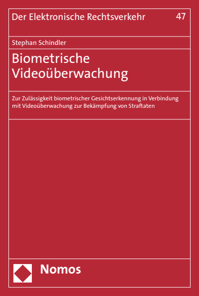 Cover of book: Biometrische Videoüberwachung