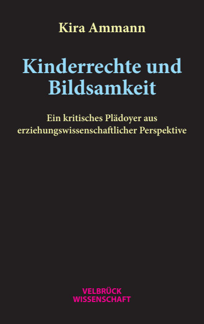 Cover of book: Kinderrechte und Bildsamkeit