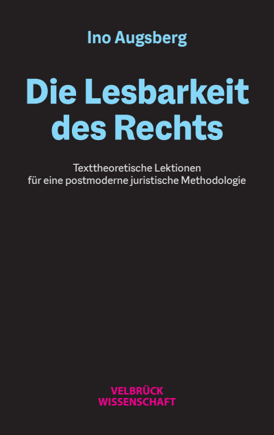 Cover of book: Die Lesbarkeit des Rechts