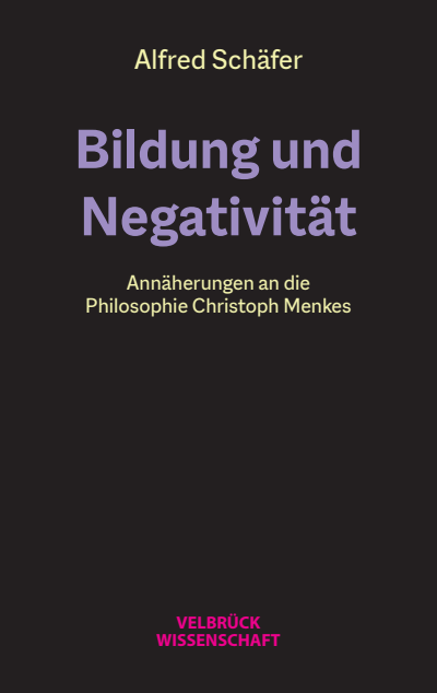 Cover of book: Bildung und Negativität
