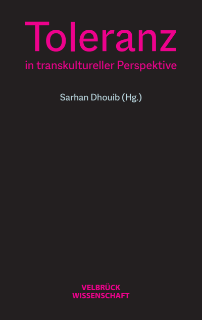 Cover of book: Toleranz in transkultureller Perspektive