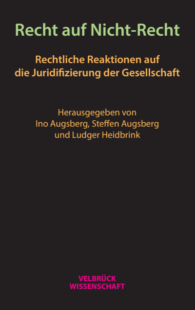 Cover of book: Recht auf Nicht-Recht