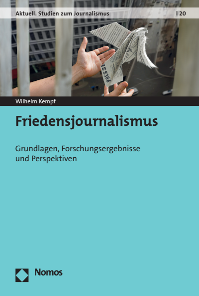 Cover of book: Friedensjournalismus