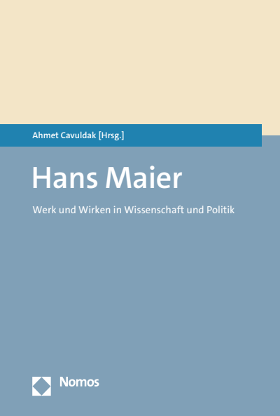 Cover of book: Hans Maier