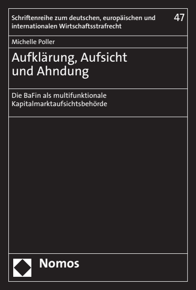 Cover des Buchs: Aufklärung, Aufsicht und Ahndung