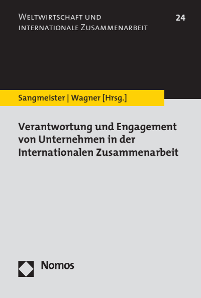 Cover des Buchs: Verantwortung und Engagement von Unternehmen in der Internationalen Zusammenarbeit