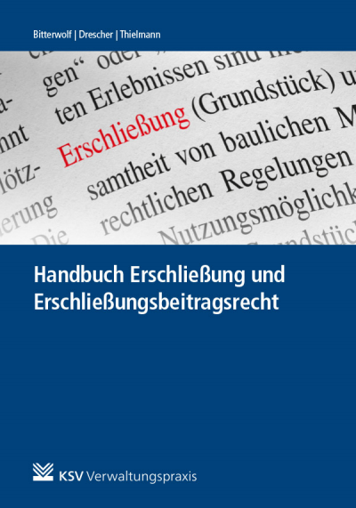 Cover of book: Handbuch Erschließung und Erschließungsbeitragsrecht