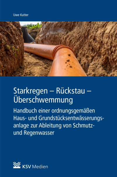 Cover of book: Starkregen - Rückstau - Überschwemmung