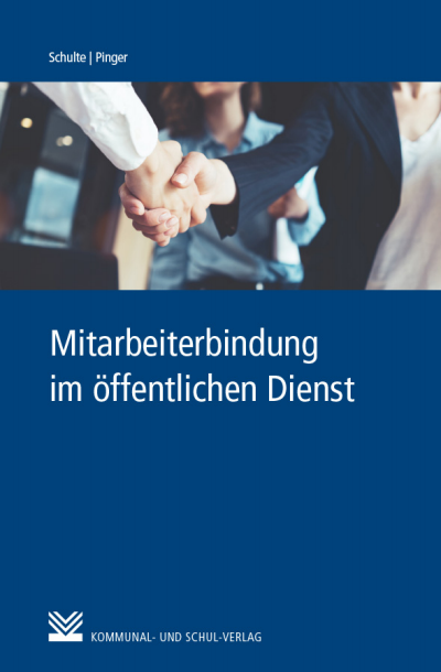 Cover des Buchs: Mitarbeiterbindung im öffentlichen Dienst