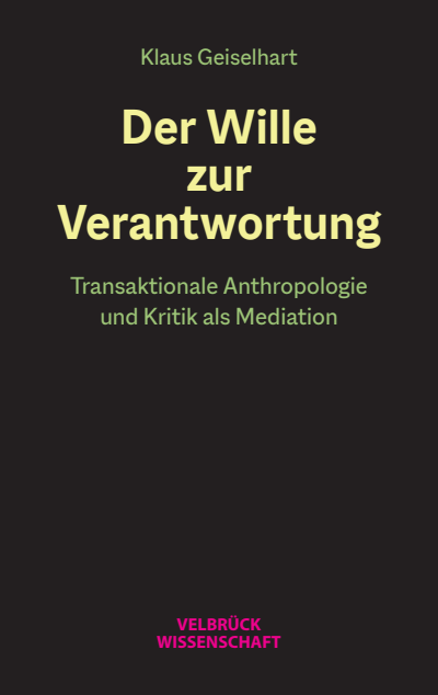 Cover of book: Der Wille zur Verantwortung