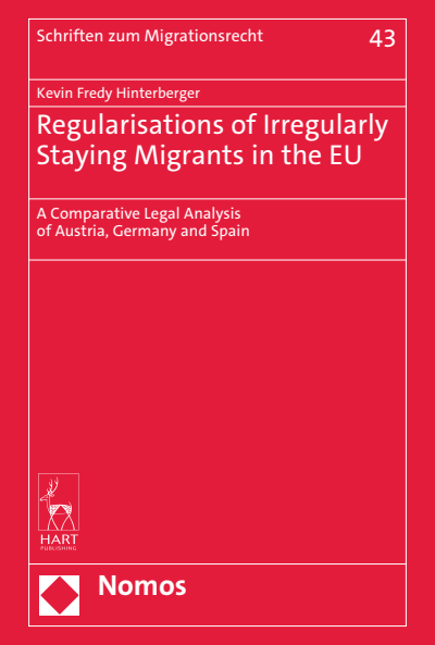 Cover des Buchs: Regularisations of Irregularly Staying Migrants in the EU