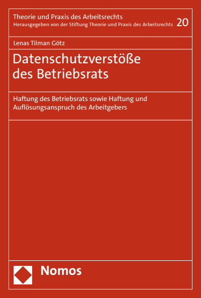 Cover des Buchs: Datenschutzverstöße des Betriebsrats