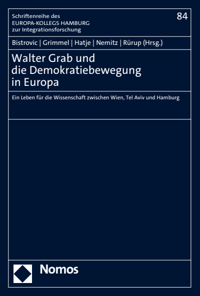 Cover of book: Walter Grab und die Demokratiebewegung in Europa