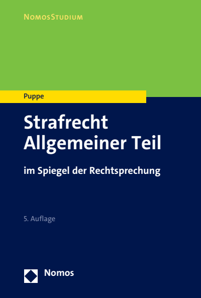 Cover des Buchs: Strafrecht Allgemeiner Teil