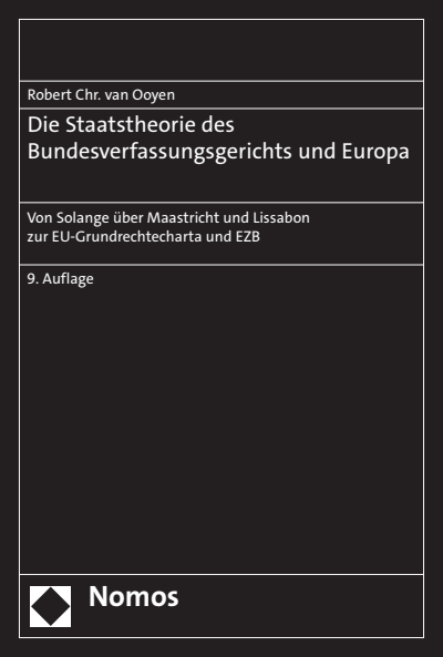 Cover of book: Die Staatstheorie des Bundesverfassungsgerichts und Europa