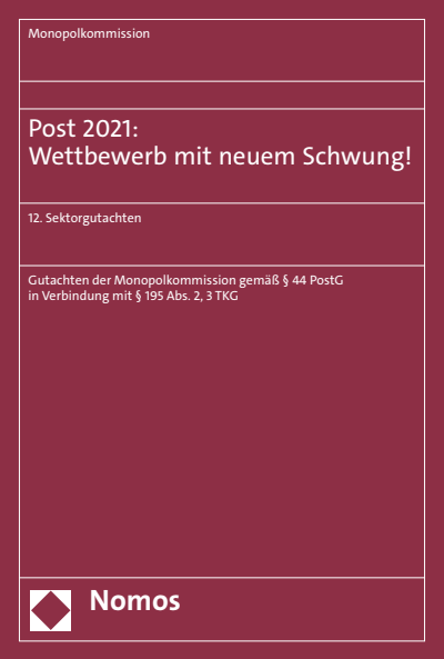 Cover des Buchs: Post 2021: Wettbewerb mit neuem Schwung!