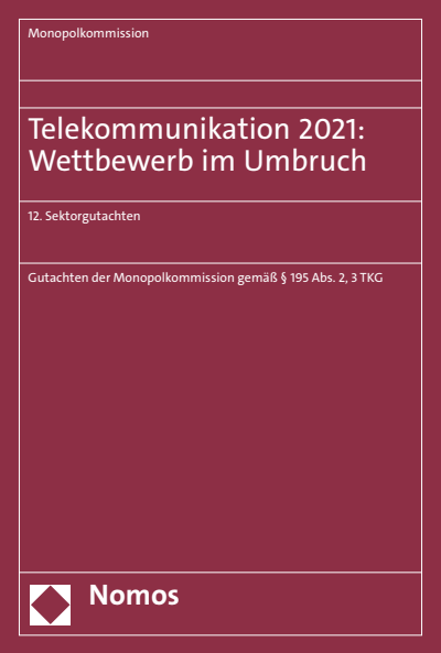 Cover des Buchs: Telekommunikation 2021: Wettbewerb im Umbruch