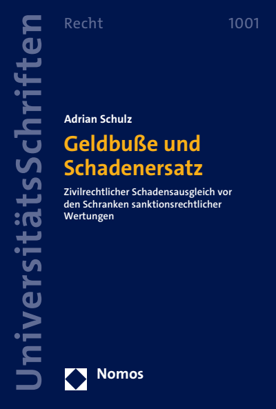 Cover des Buchs: Geldbuße und Schadenersatz