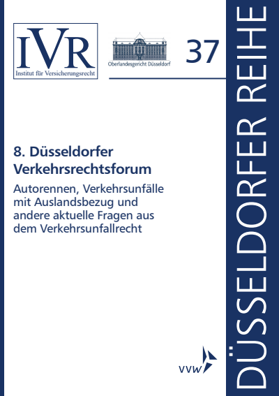 Cover of book: 8. Düsseldorfer Verkehrsrechtsforum