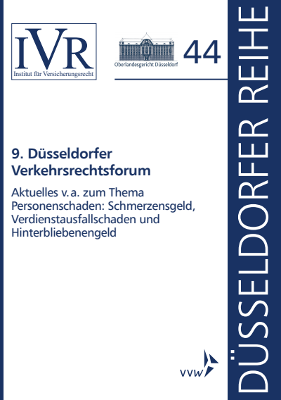 Cover of book: 9. Düsseldorfer Verkehrsrechtsforum