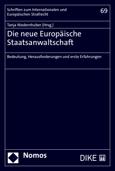 Cover des Buchs: Die neue Europäische Staatsanwaltschaft