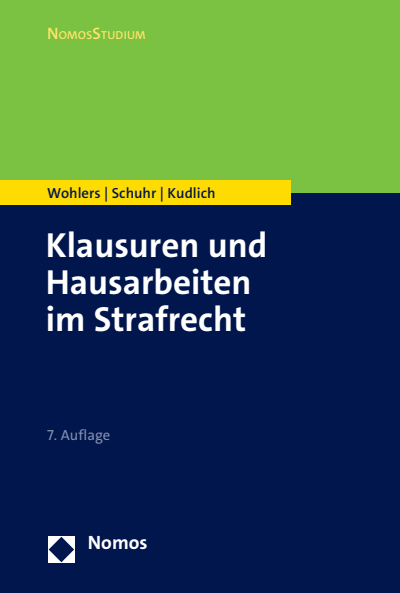 Cover des Buchs: Klausuren und Hausarbeiten im Strafrecht