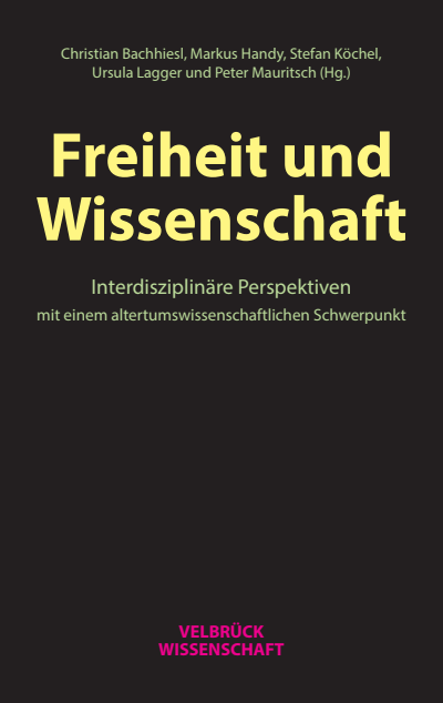 Cover of book: Freiheit und Wissenschaft