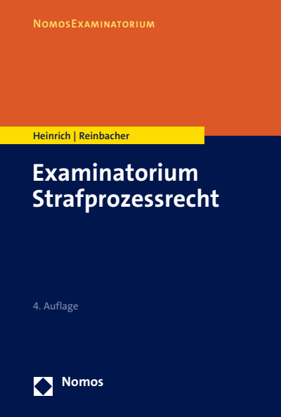 Cover des Buchs: Examinatorium Strafprozessrecht