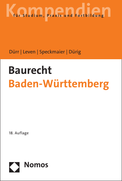 Cover of book: Baurecht Baden-Württemberg